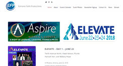 Desktop Screenshot of extremefaithproductions.com
